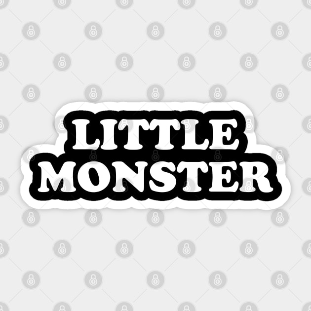 LITTLE MONSTER Sticker by ROBZILLA